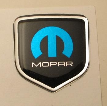 3D Black-Blue Mopar Steering Wheel Decal 05-10 Dodge Car 3D Black-Blue Mopar Steering Wheel Decal 05-10 Dodge Car